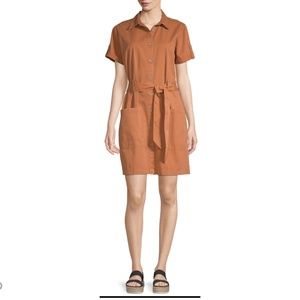 a.n.a Short Sleeve Shirt Dress